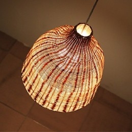 Lantlig Stil Cany Art Kreativa Handgjorda Av Käppen Utgör Droplight-Lampa