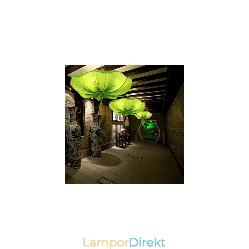 Tygkonst Romantisk Imitation Av Klassisk Droppljus I Sydöstra Asien Lotus Lyktalampa Ljus