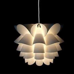 Samtida Och Contracted The Nordic Idea White Lotus Droplight Lampa