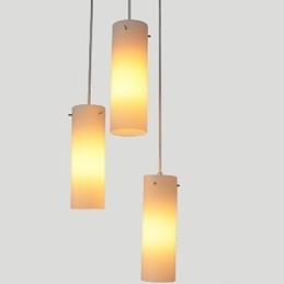 Cylindriskt Glas Rakt Enkelhuvud Trumma Enkel Droplight Lampbelysning