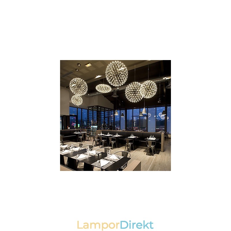 Modern Ljuskrona Creative Rund Droplight Lamp Light