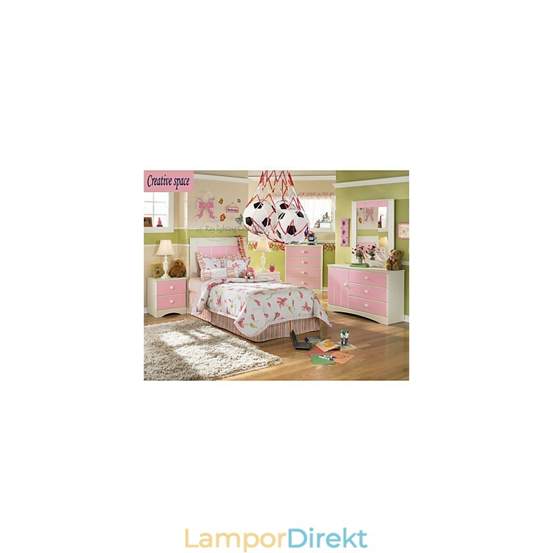 Barn Fotboll Modern Minimalistisk Pendel Pojke Lampor 3 Ljus