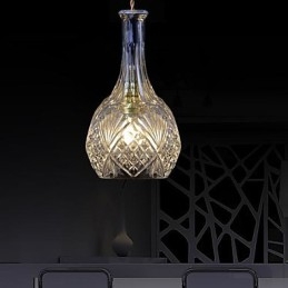 Modern Och Modern Kristallmetall Taklampa