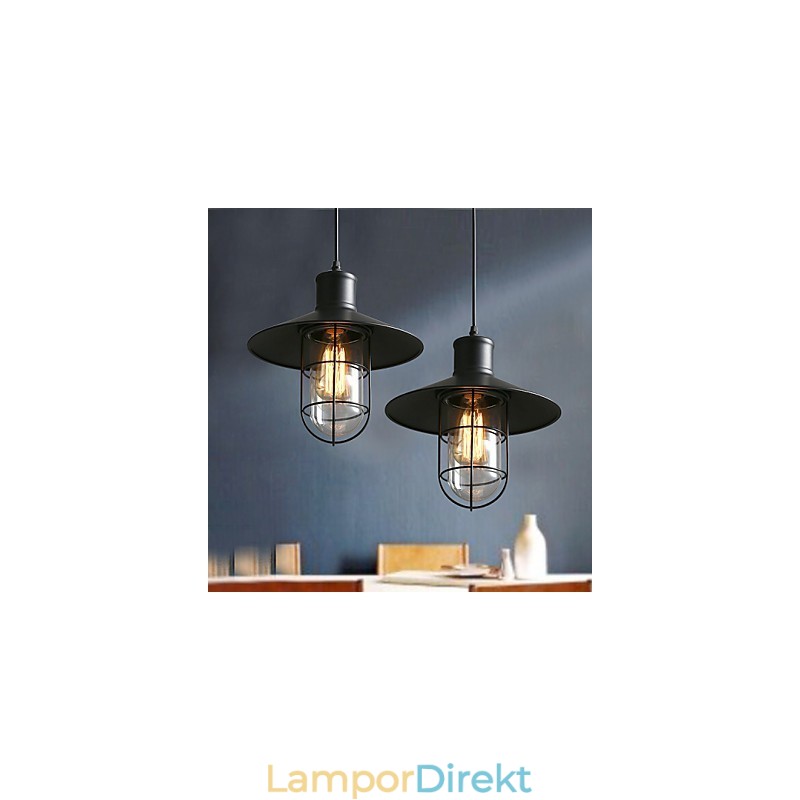 Enkelhuvud Fågelbur Ljuskrona Lampa