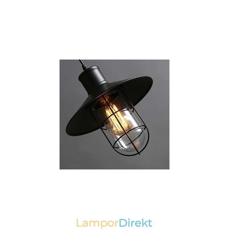 Enkelhuvud Fågelbur Ljuskrona Lampa