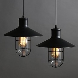 Enkelhuvud Fågelbur Ljuskrona Lampa
