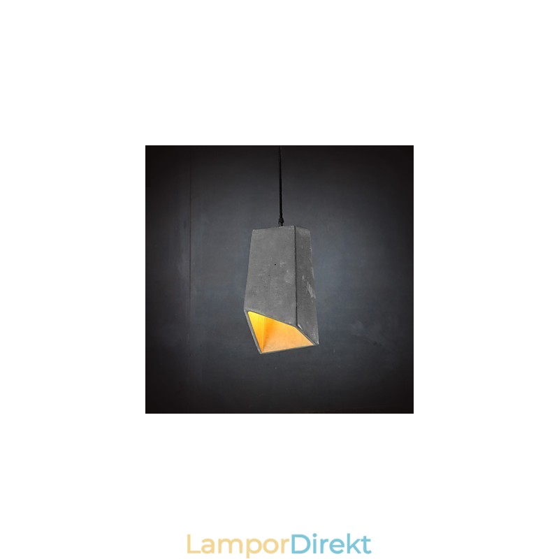 Samtida Och Kontrakterad Retro Cement Pendellampa Light