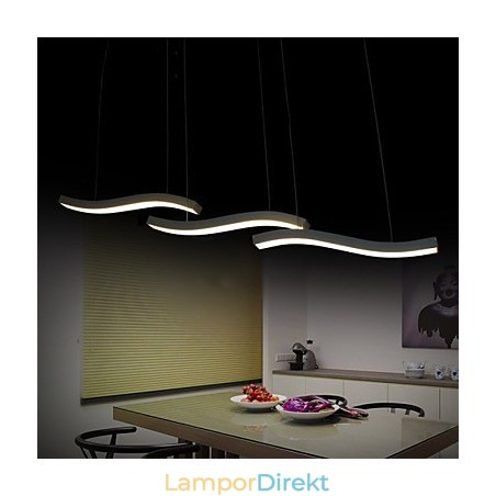 Vågig Design Mode Enkel Taklampa I Akryl Vågig Design Mode Enkel Taklampa I Akryl