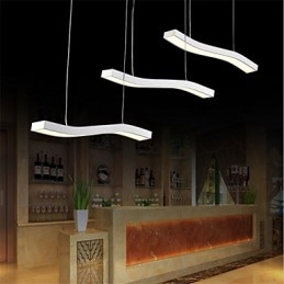 Vågig Design Mode Enkel Taklampa I Akryl