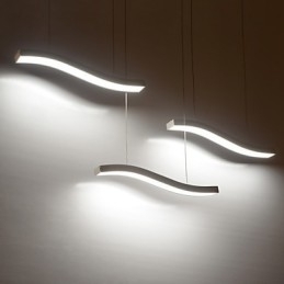 Vågig Design Mode Enkel Taklampa I Akryl