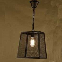 A Net Cover Retro Industrial Wind Cafe Smides Lron Ljuskrona