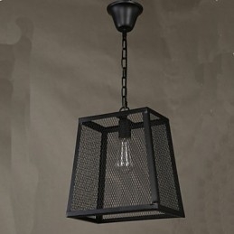 A Net Cover Retro Industrial Wind Cafe Smides Lron Ljuskrona