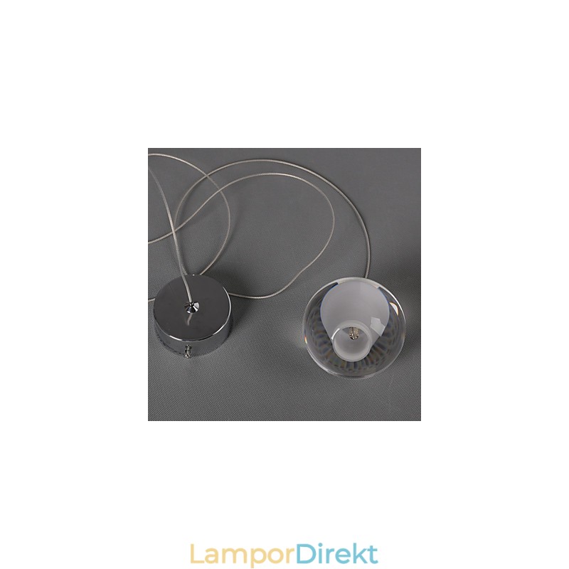 1 Ljus Kristallglas Sten Pendel Lampa Cafe Pendel Light Dekorativ Pendel Lighting