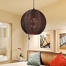 Modern Och Modern Lykta Country Globe Metall Taklampa