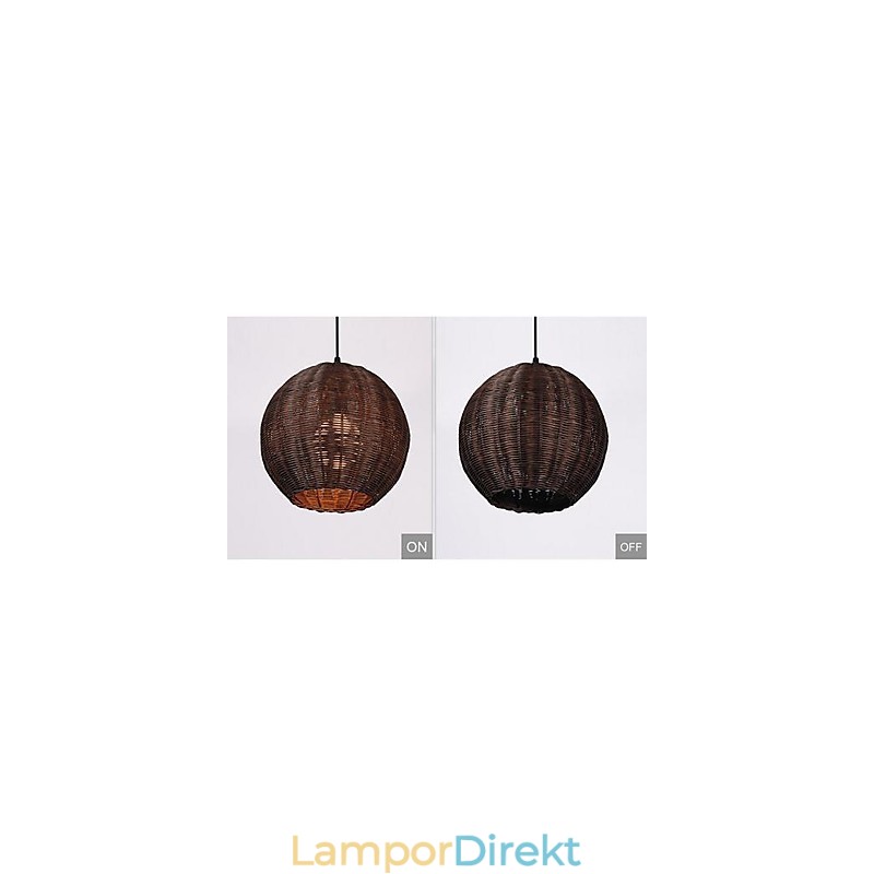 Modern Och Modern Lykta Country Globe Metall Taklampa