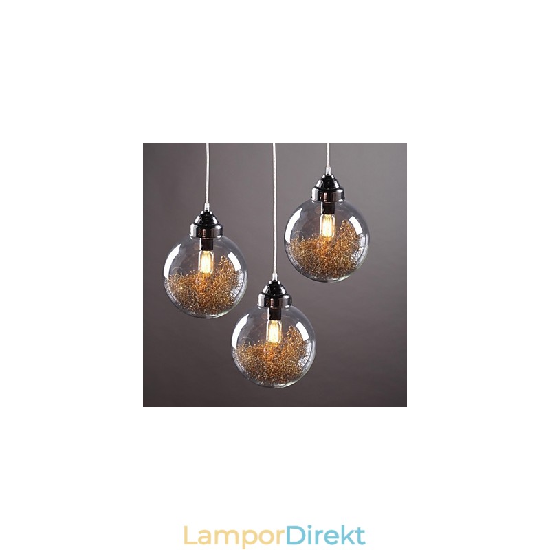 Modern Samtida Traditionell Klassisk Vintage Lykta Country Nickel Glas Pendel Light Dining