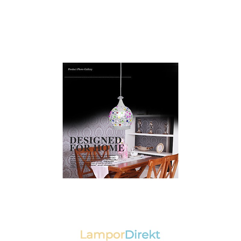 Stil Pendelljus Crystal Contracted Moderna Lampor