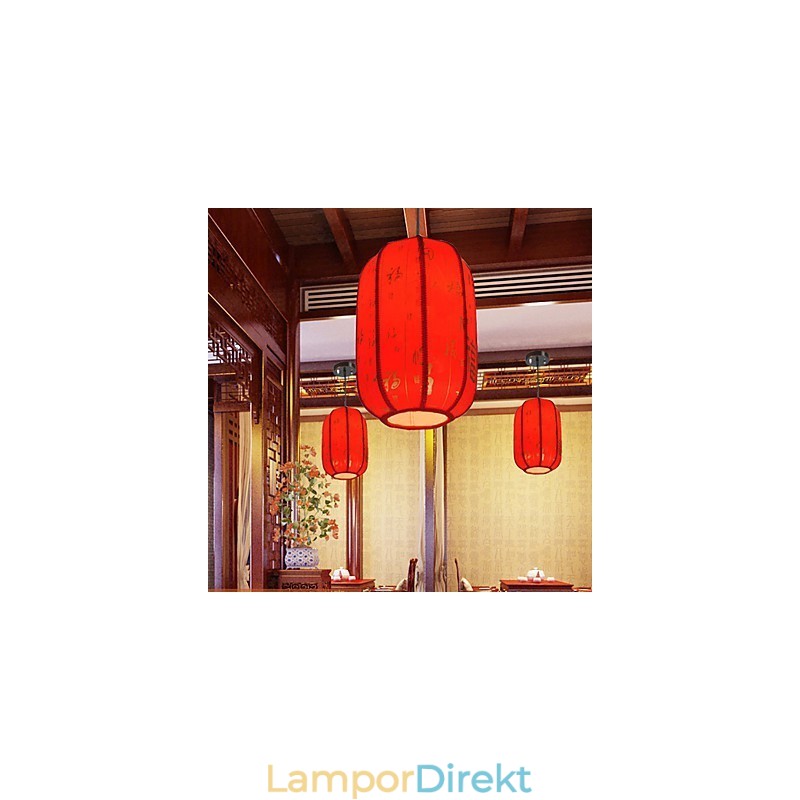Archaize Fårskinn Röda Lyktor Veranda Droplight Lamp Light