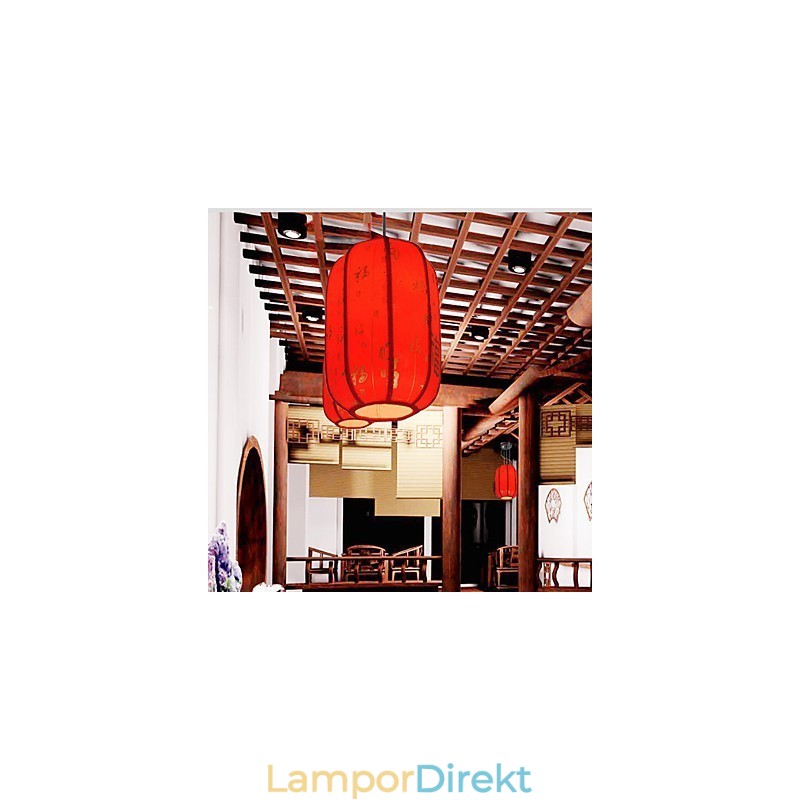 Archaize Fårskinn Röda Lyktor Veranda Droplight Lamp Light