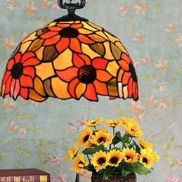 Europeiska Landsbygden Creative Arts Ljuskrona Av Målat Glas Som Återställer Antika Sätt Lampa Ljus