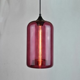 Flaskdesignhänge 1 Ljus Med Transparent Skärm