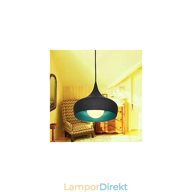 Modern Samtida Retro Skål Mini Stil Målning Taklampa