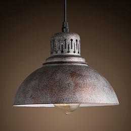 Retro Mini Stil Målning Metall Taklampa Utomhus