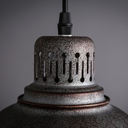 Retro Mini Stil Målning Metall Taklampa Utomhus