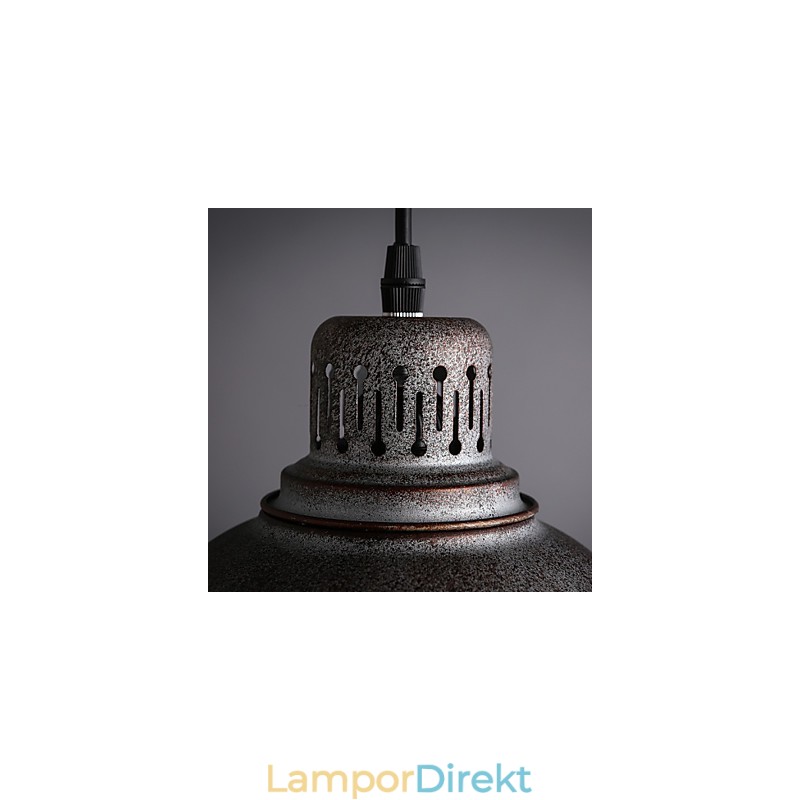 Retro Mini Stil Målning Metall Taklampa Utomhus
