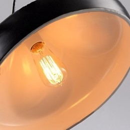 Vintage Retro Mini Stil Målning Metall Taklampa