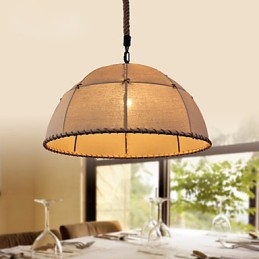 35 Cm Loft Industriell Vind Enkel Linne American Country Creative Arts Droplight Lampa