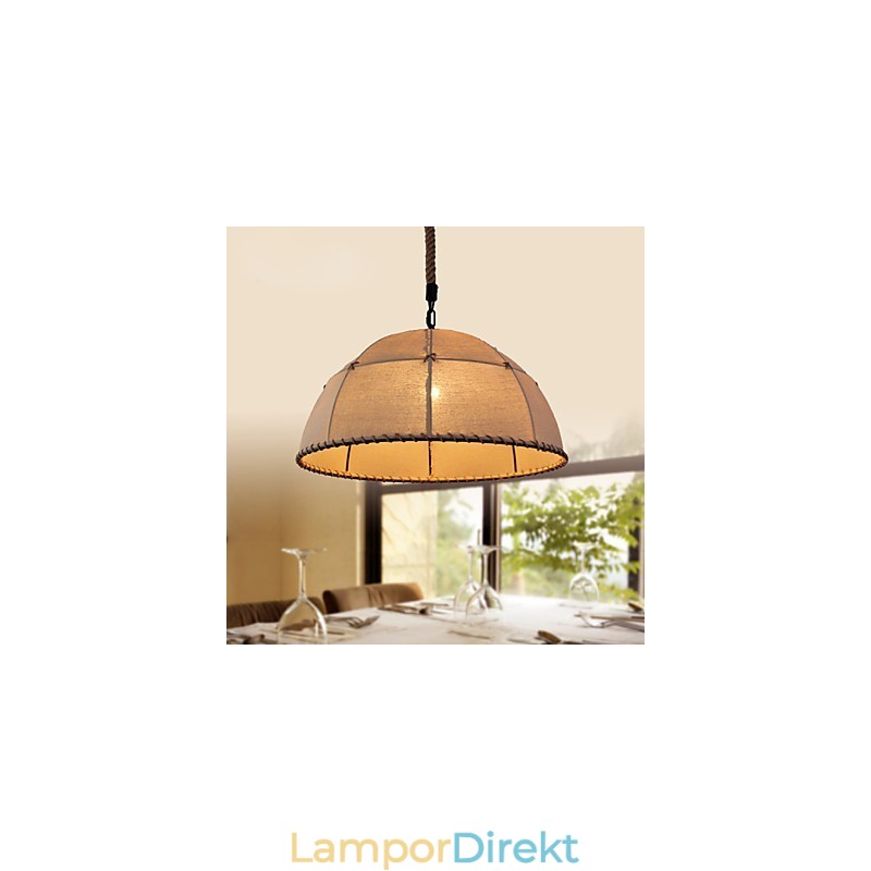 35 Cm Loft Industriell Vind Enkel Linne American Country Creative Arts Droplight Lampa