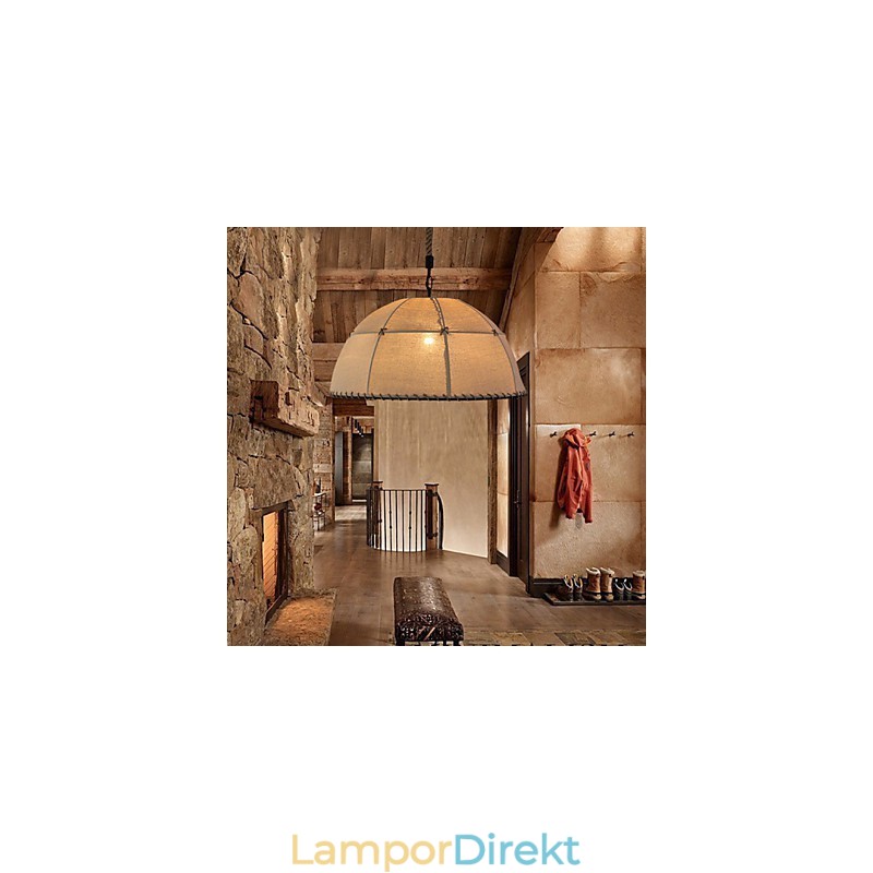 35 Cm Loft Industriell Vind Enkel Linne American Country Creative Arts Droplight Lampa