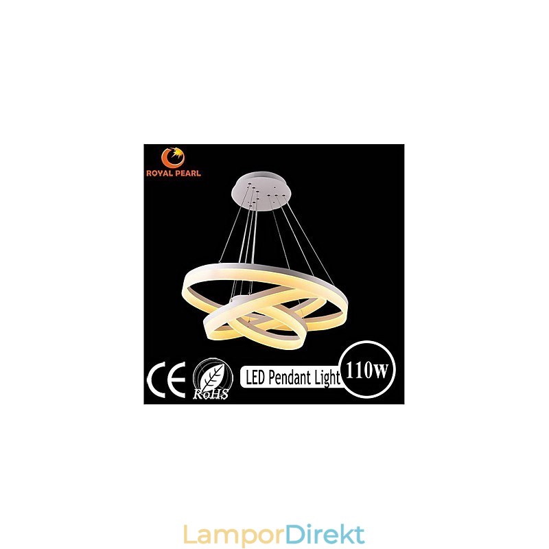 Hot Sale Vit Färg Akryl Modern Hänglampa 130W