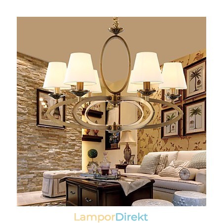 Rustik Lodge Vintage Mini Style Elektropläterad Metall Ljuskrona