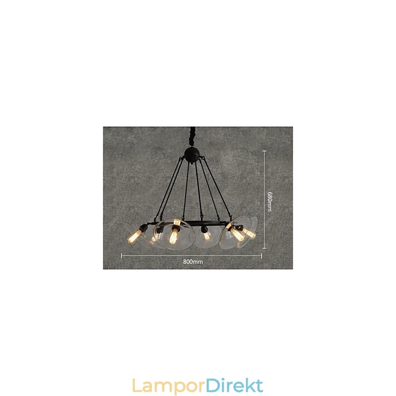 Traditionell Klassisk Vintage Retro Lykta Land Mini Stil Målning Metall Hängande Ljus Matsal