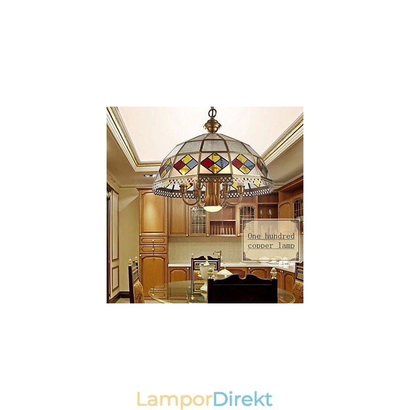 Pendellampor Crystal Mini Style Traditionell Klassisk Metall