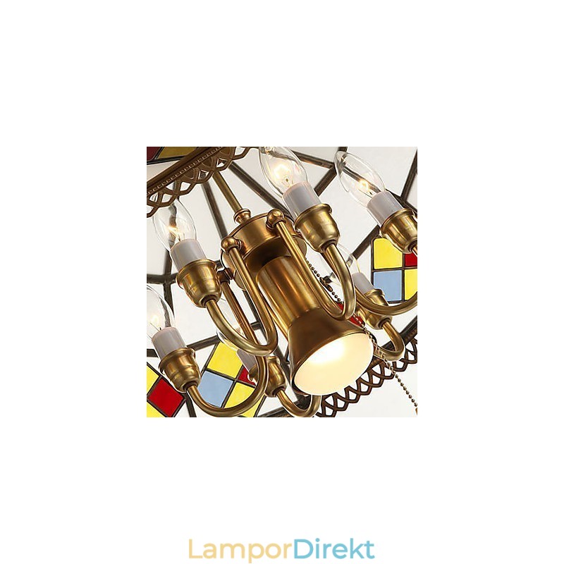 Pendellampor Crystal Mini Style Traditionell Klassisk Metall