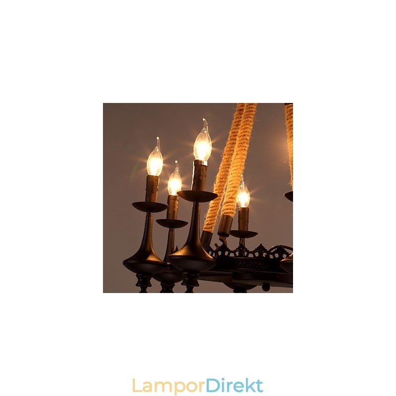 Pendellampor Mini Style Traditionell Klassisk Metall