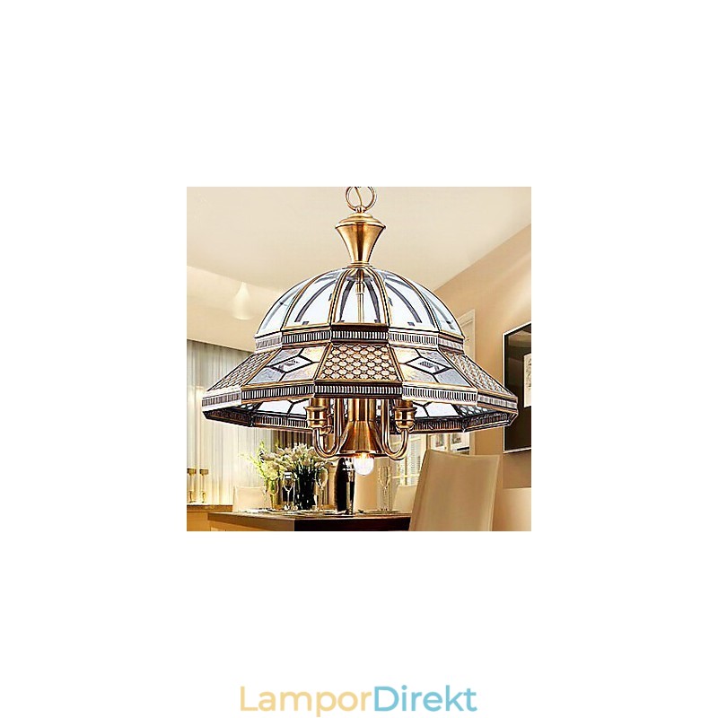 Pendellampor Crystal Mini Style Traditionell Klassisk Metall