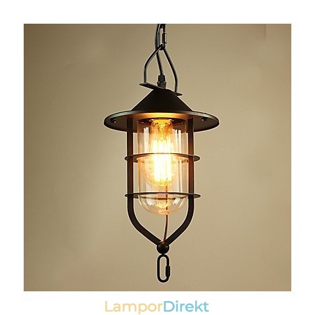 Vintage Lantmålning Metall Taklampa Garage Vintage Lantmålning Metall Taklampa Garage