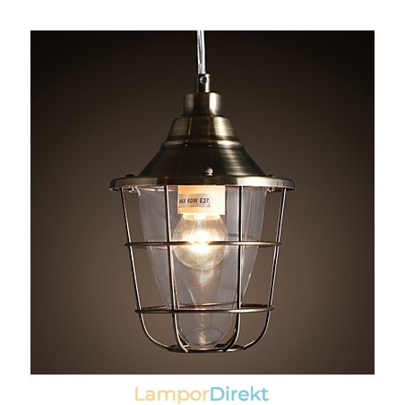 Retro Mini Stil Elektropläterad Metall Taklampa Retro Mini Stil Elektropläterad Metall Taklampa