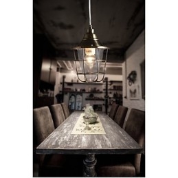 Retro Mini Stil Elektropläterad Metall Taklampa