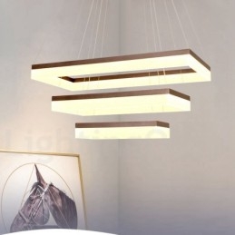 Wi Fi Smart Dimbar 3-Vånings Pendellampa För Hem I Modern Modern Stil
