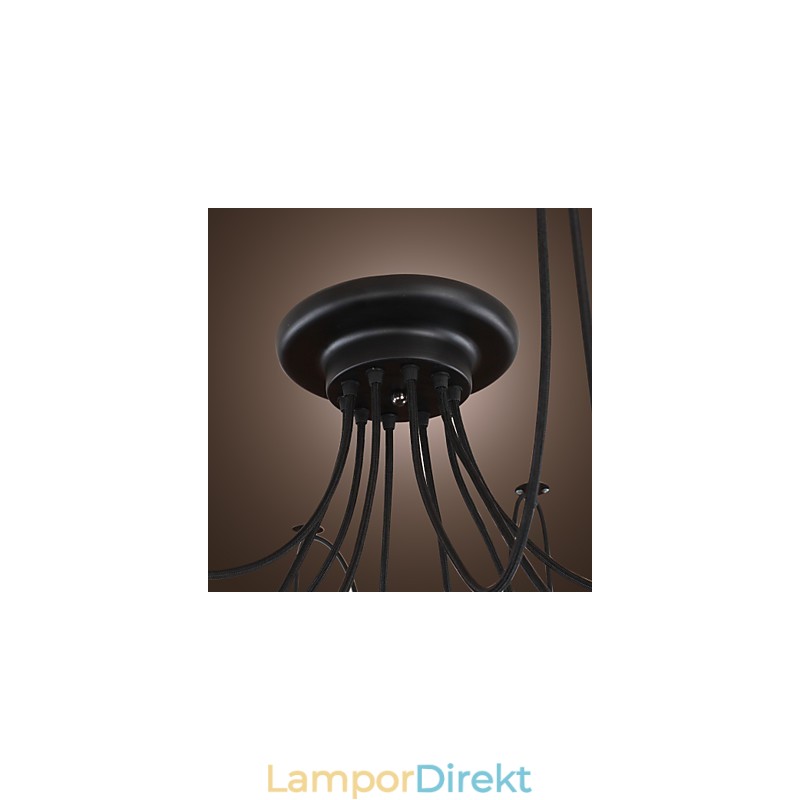 Ljuskrona Vintage Design-Lampor Ingår Living 10 Lights Pendel Light