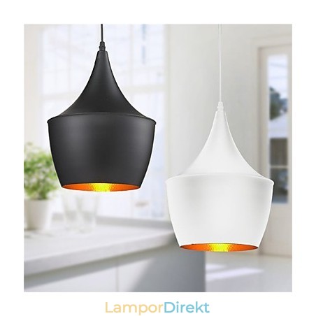 Pendellampa Retro Vintage Tom Dixon Design Svart Vit Typ Cafe Pendellampor Pendellampa Retro Vintage Tom Dixon Design Svart Vit Typ Cafe Pendellampor