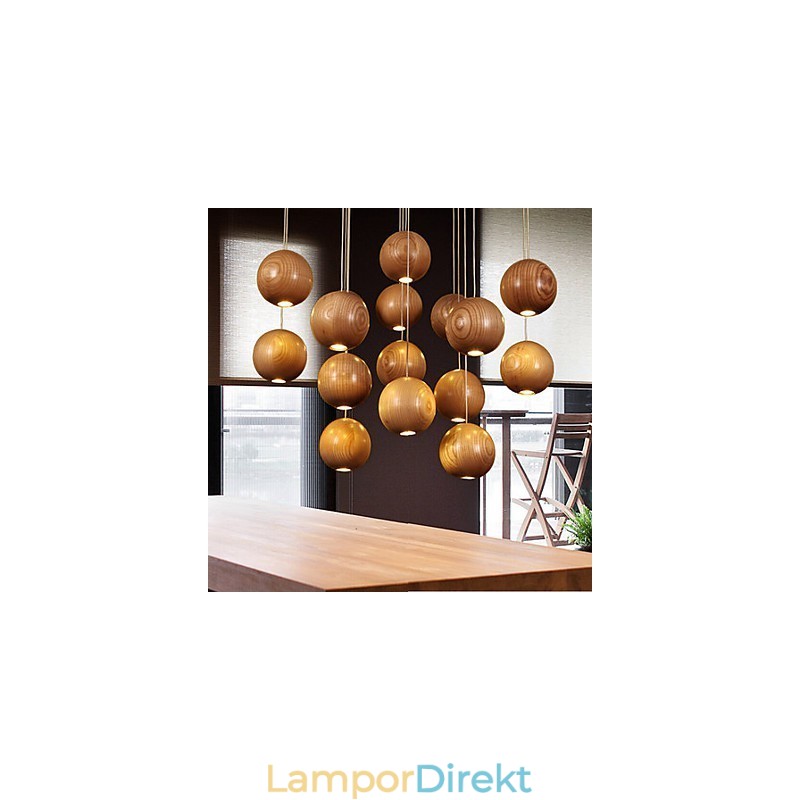 Pendellampor Mini Style Lantern Trä Bambu