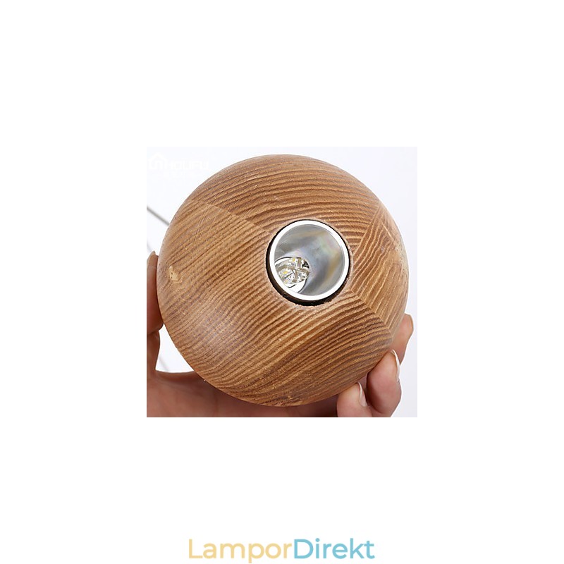 Pendellampor Mini Style Lantern Trä Bambu
