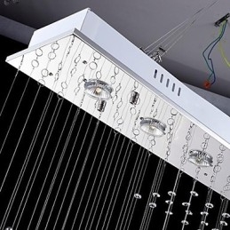 Modern Samtida Traditionell Klassisk Rustik Lodge Vintage Country Island Crystal Galvaniserad Metall Taklampa