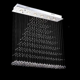 Modern Samtida Traditionell Klassisk Rustik Lodge Vintage Country Island Crystal Galvaniserad Metall Taklampa